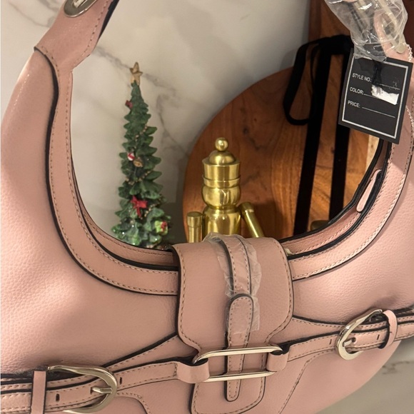 👛Blush Pink Buckle Shoulder Bag~NWT - Picture 8 of 8